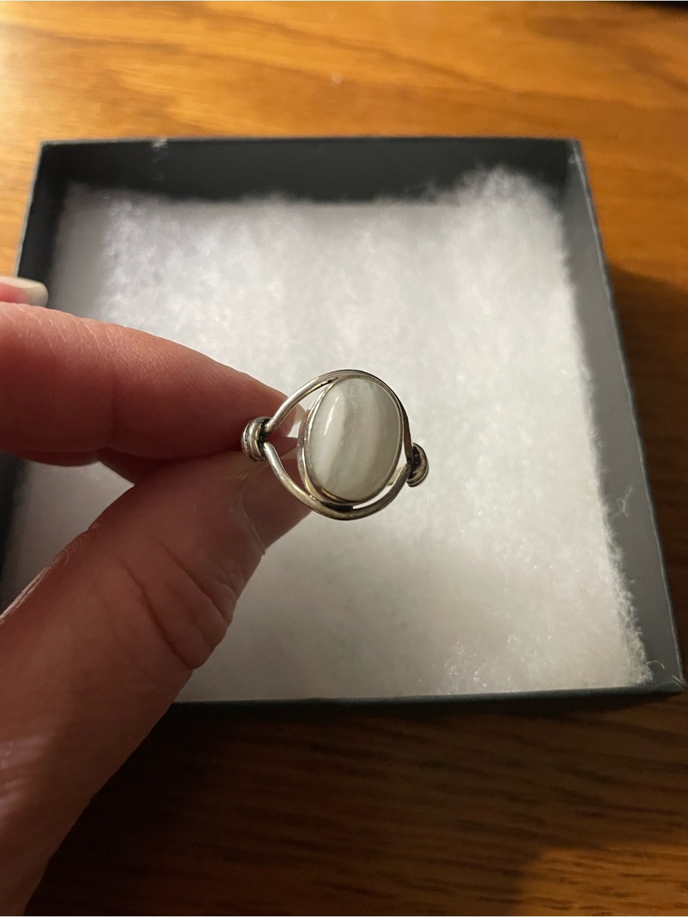 Sterling Silver Opal Ring